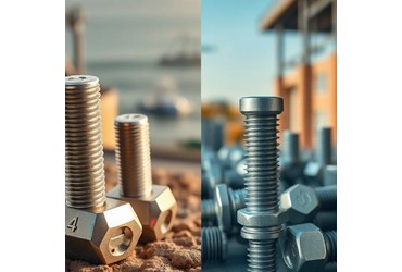 Galvanizli Civata mı Paslanmaz Civata mı? Dayanıklılık, Fiyat ve Kullanım Rehberi, galvanizli civata, paslanmaz civata, galvanizli mi paslanmaz mı, dış mekan civata seçimi, A2 paslanmaz civata, A4 paslanmaz civata, sıcak daldırma galvaniz, elektro galvaniz civata, deniz kenarı civata seçimi, civata korozyon direnci